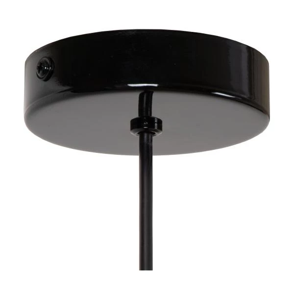 Lucide MACARONS - Suspension - Ø 24,5 cm - 1xE27 - Noir - détail 3